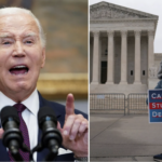 Angry Biden points fingers - student protester