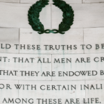 quote inside Jefferson Memorial