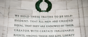 quote inside Jefferson Memorial