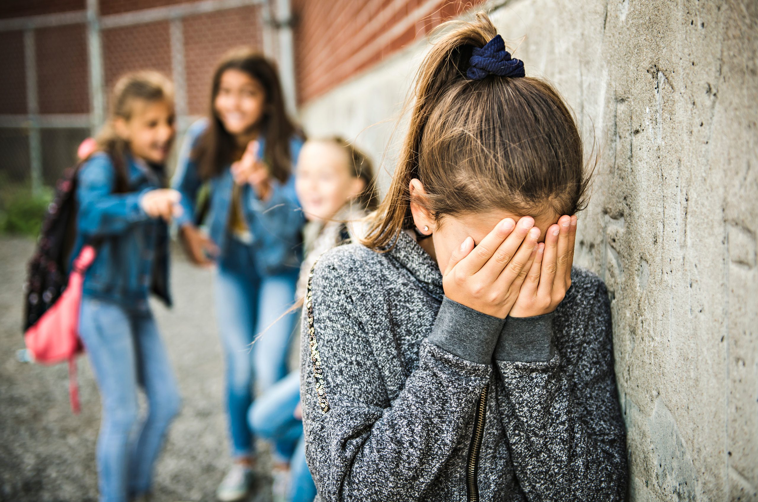 school children bullying - girls