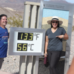 heat reading - Furnace Creek Visitor Center Death Valley, CA July 16