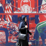 Anti-US mural in Tehran