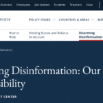 Disarming Disinformation: Our Shared Responsibility