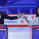 Vivek Ramaswamy and Nikki Haley at Rep debate