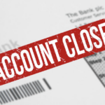 Bank account closed