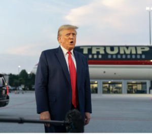 President Trump at Hartsfield-Jackson Atlanta International Airport