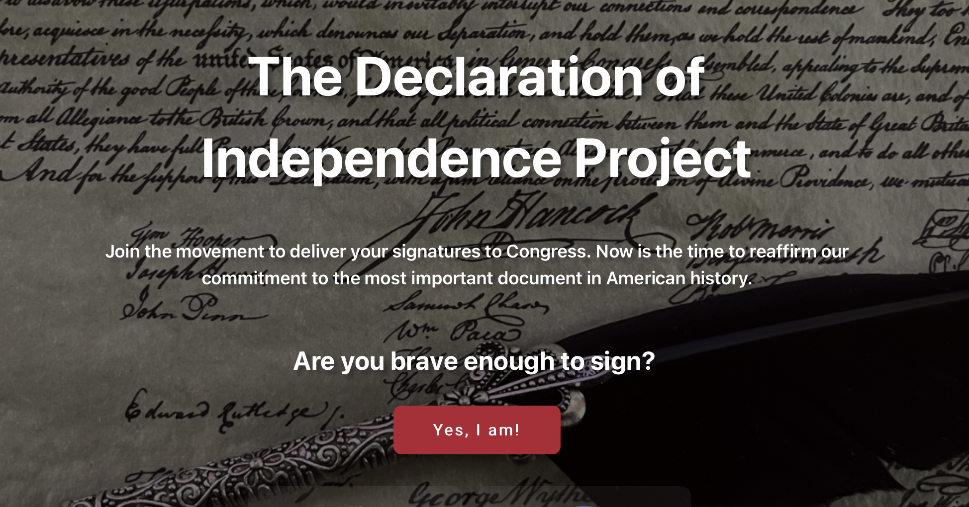 The Declarationof Independence Project