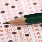 Standardized test answers and 2 pencil