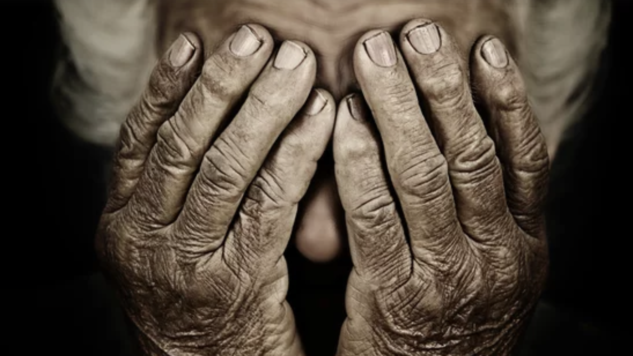 older person depressed senior faceless suicide