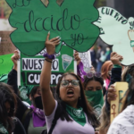 pro-abortion protesters in Mexico