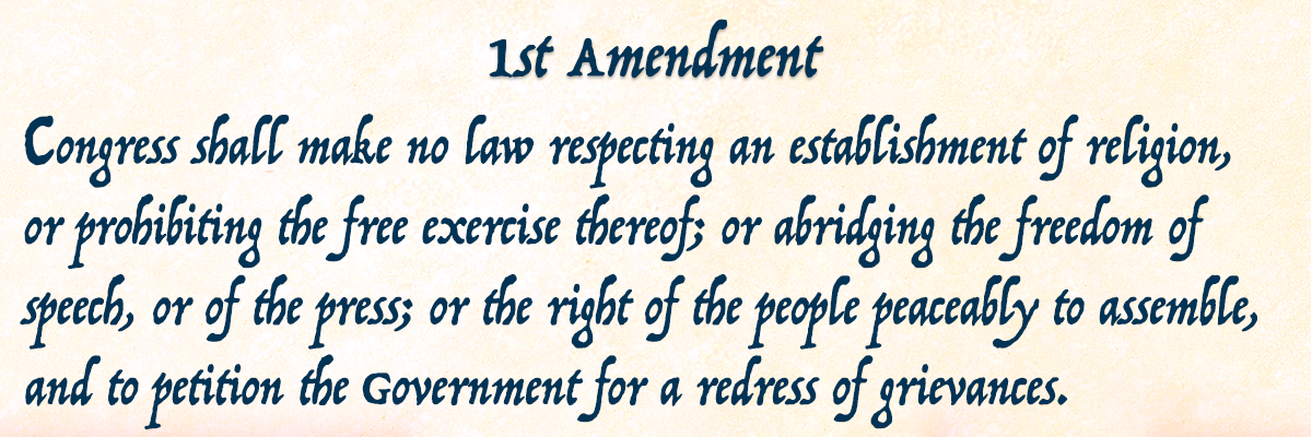 1st Amendment First