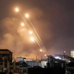 Gaza rockets firing at Israel