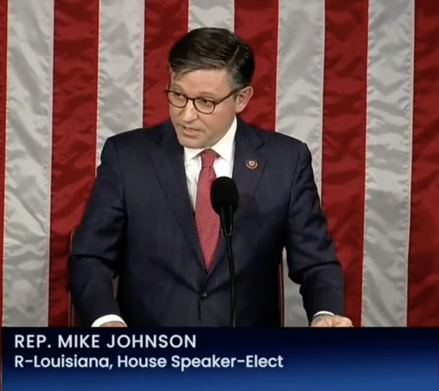 New Speaker of the House - Mike Joshnson (R-LA)