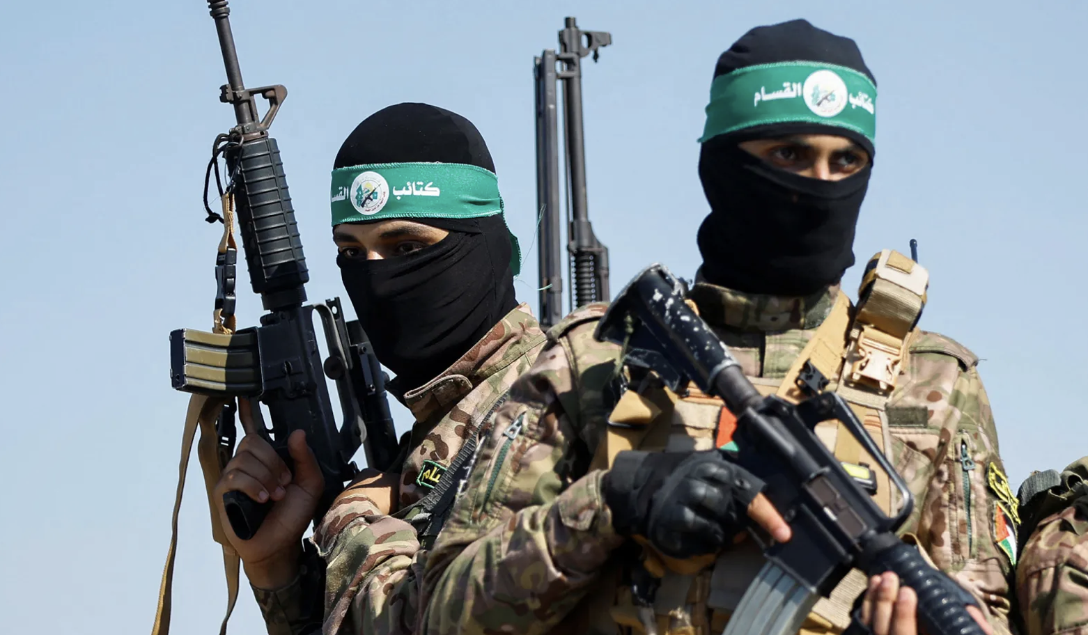 Palestinian soldiers for Hamas