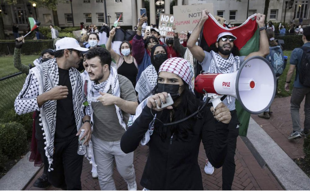 Pro-Palestinian protesters at US Universities