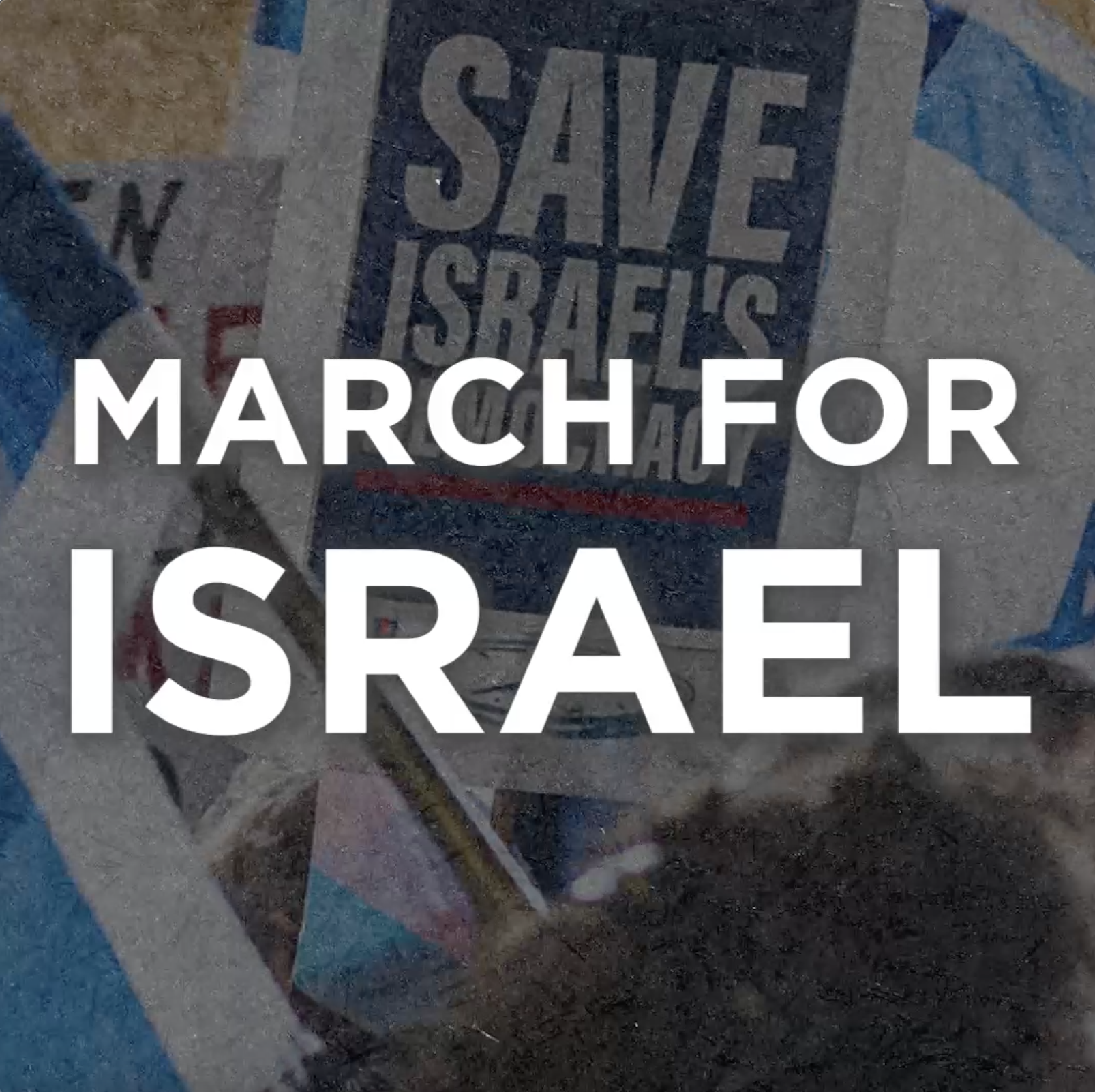 March for Israel graphic