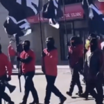 Neo-nazi protesters in WI