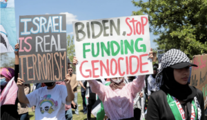 Pro-hamas supporters at University of Michigan
