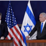 US Secretary of State Antony Blinken and Israeli Prime Minister Benjamin Netanyahu
