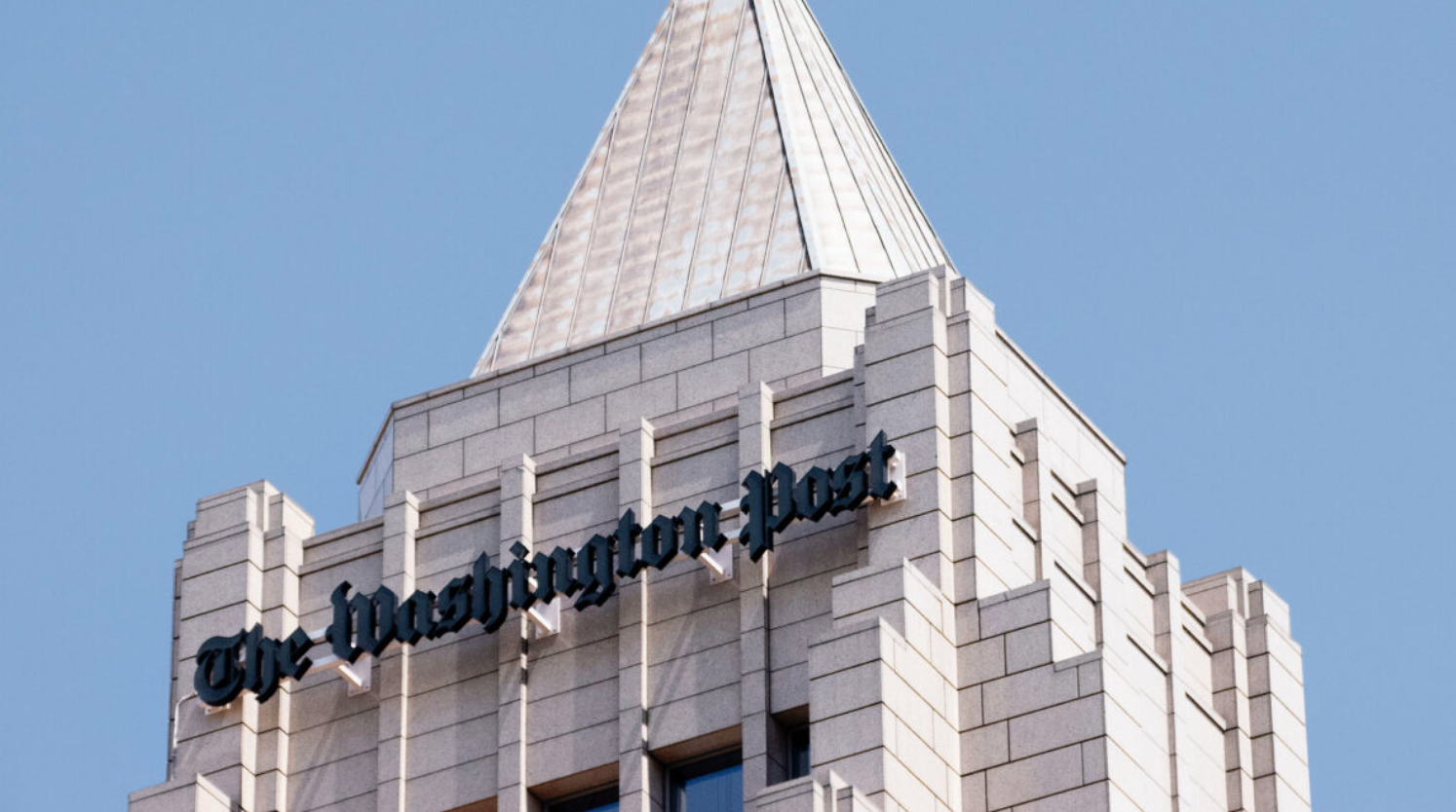 top of Washington Post bldg