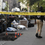 crime scene Bronx, NY - double shooting