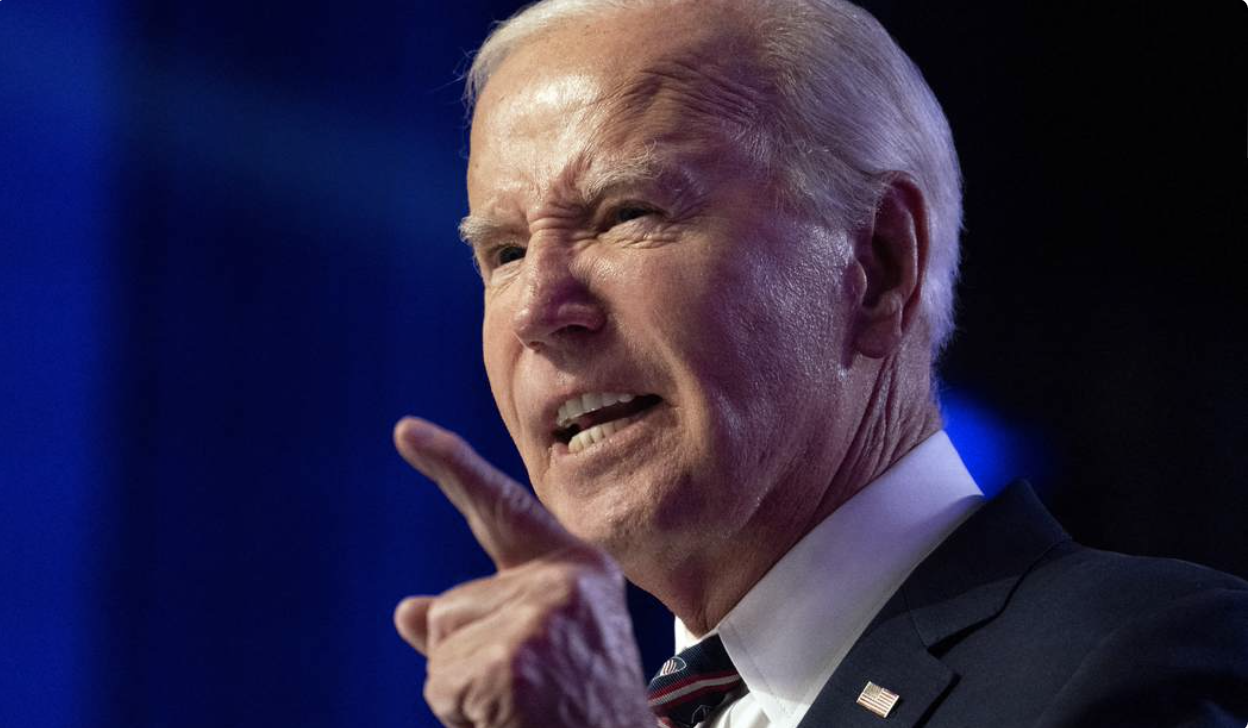 Biden - angry pointing finger