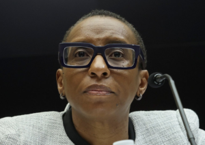 close up of Claudine Gay