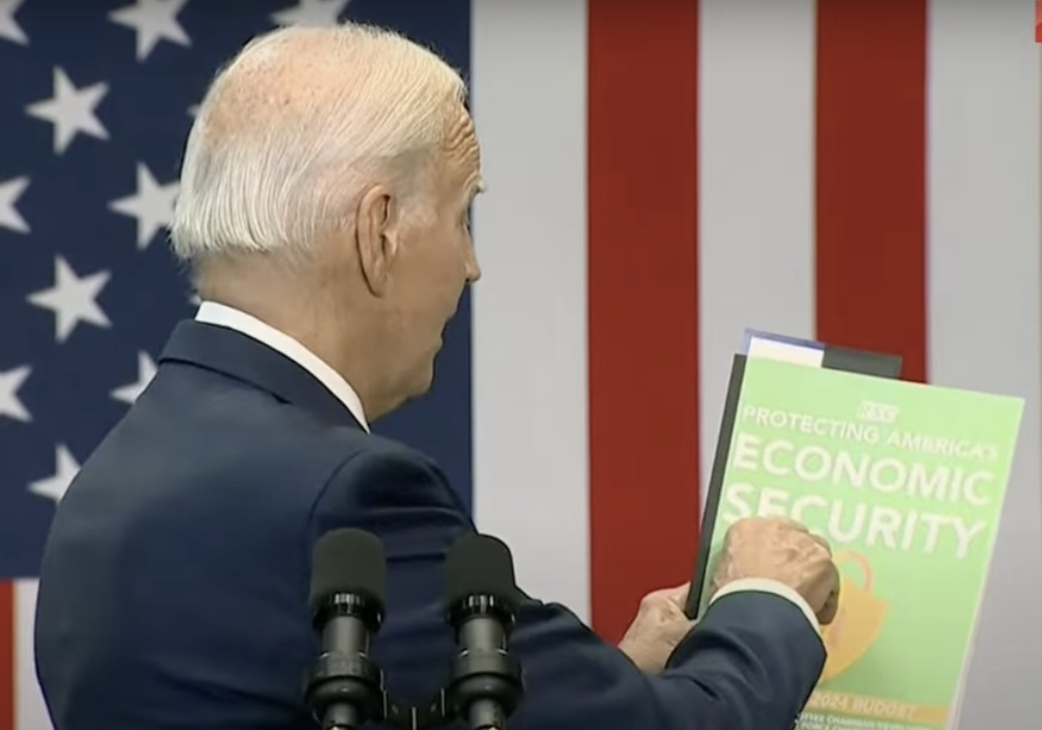 Biden turns to point to his Economic Security plan