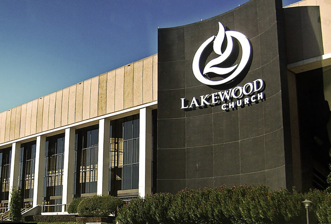 Front of Lakewood Church, TX