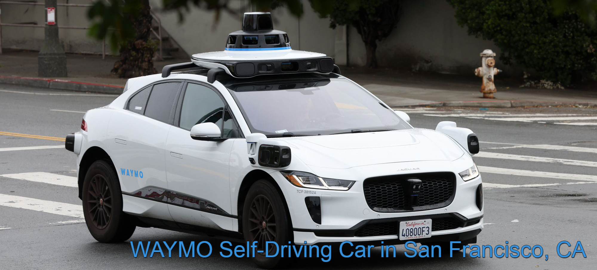 waymo - driverless car in SF CA
