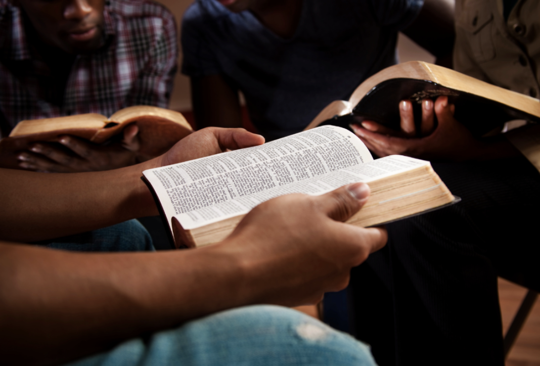 young black men Bible study