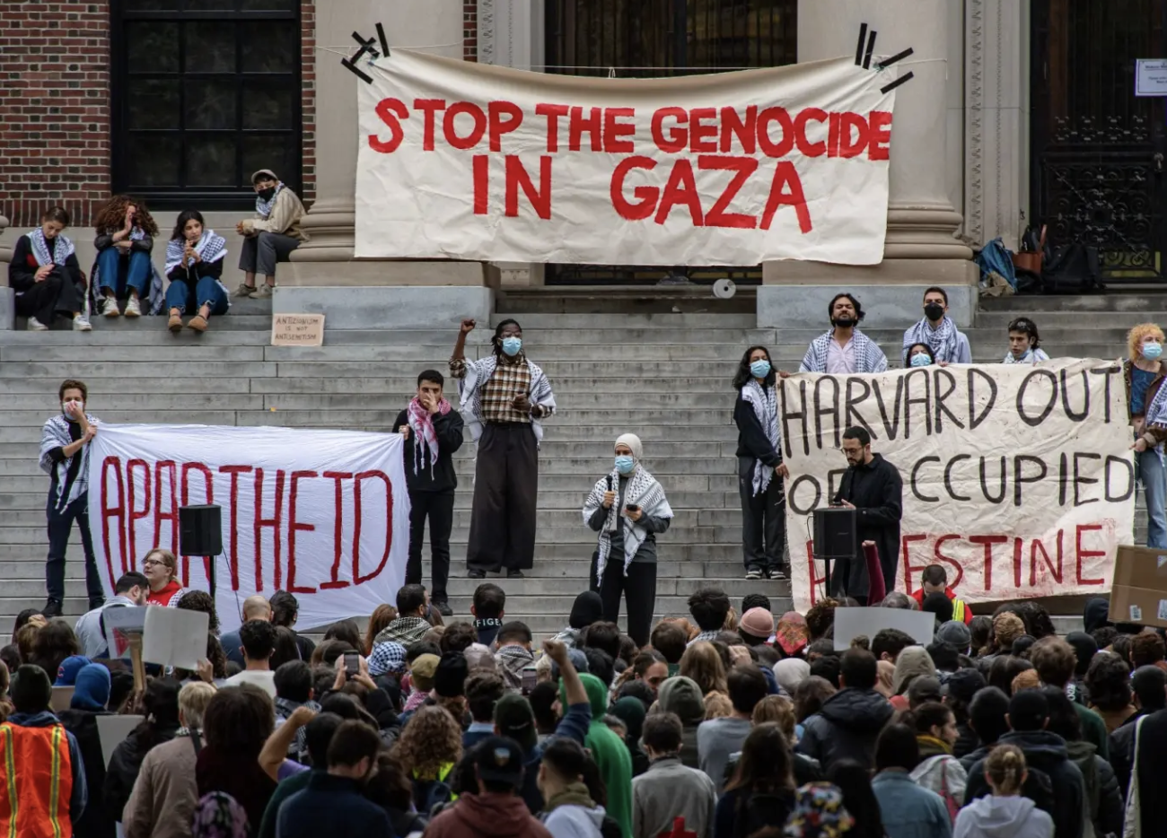 Anti-Israel Pro-Hamas Protesters at Harvard