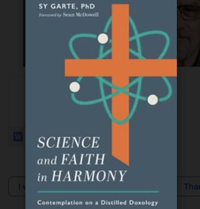 Book Cover dark - Science and Faith in Harmony