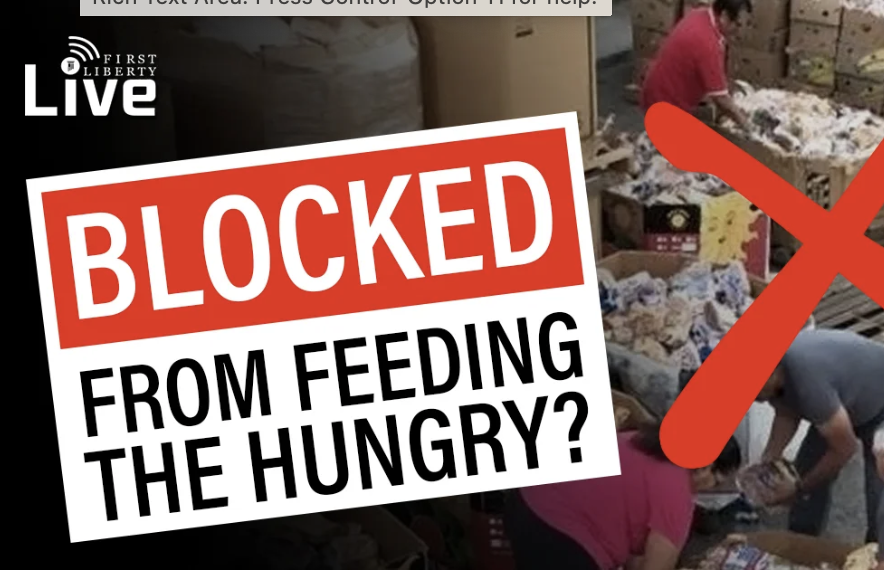 FLI Image - Church blocked from feeding poor