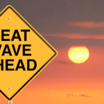 Summer Heat Wave Ahead - Warning Sign