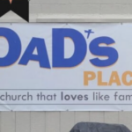 Dads Place sign