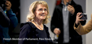 Finnish Member of Parliament Päivi Räsänen