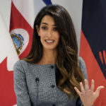 Amal Clooney speaks