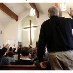 worship service at Glad Tidings Assembly of God in Darrington, WA