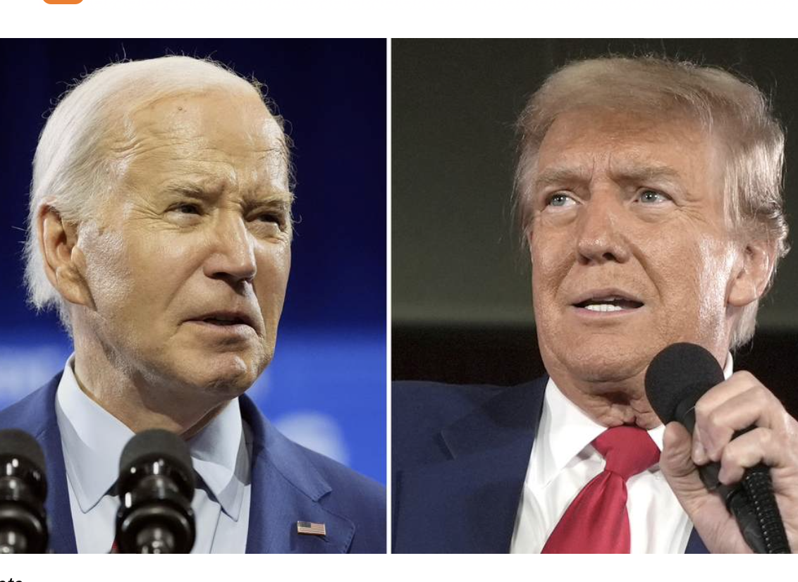 Biden-Trump side by side