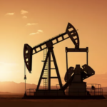 Oil Well at Sunset