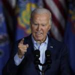 angry enraged Biden points finger