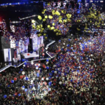 Balloon and confetti drop at RNC