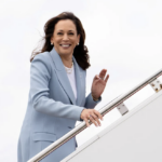 Kamala Harris boards Air Force Two