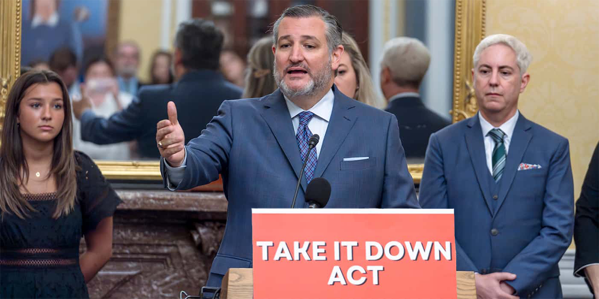 Sen Ted Cruz - press conference for Take It Down Act