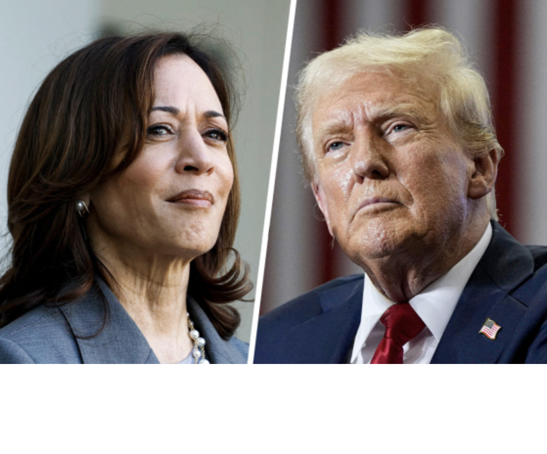 Trump - Harris side by side