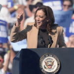 Kamala campaigns in the sunlight