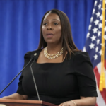 New York Attorney General Letitia James speaks