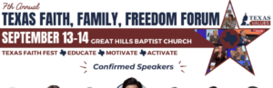 Texas Faith, Family, & Freedom Forum