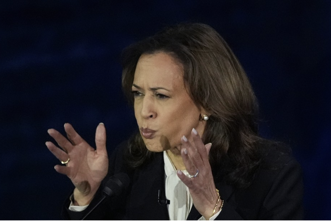 VP Harris Gestures with hands